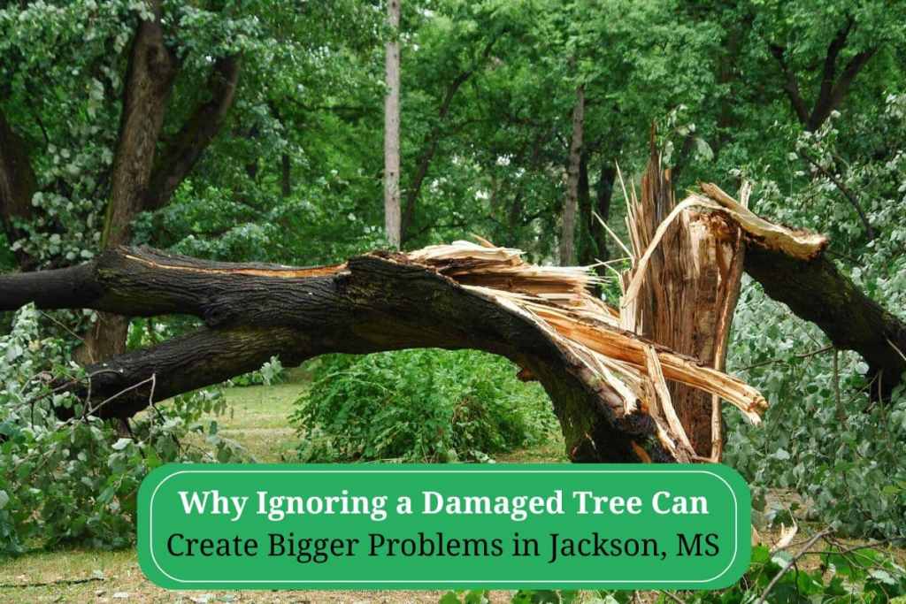 Why Ignoring a Damaged Tree Can Create Bigger Problems in Jackson, MS